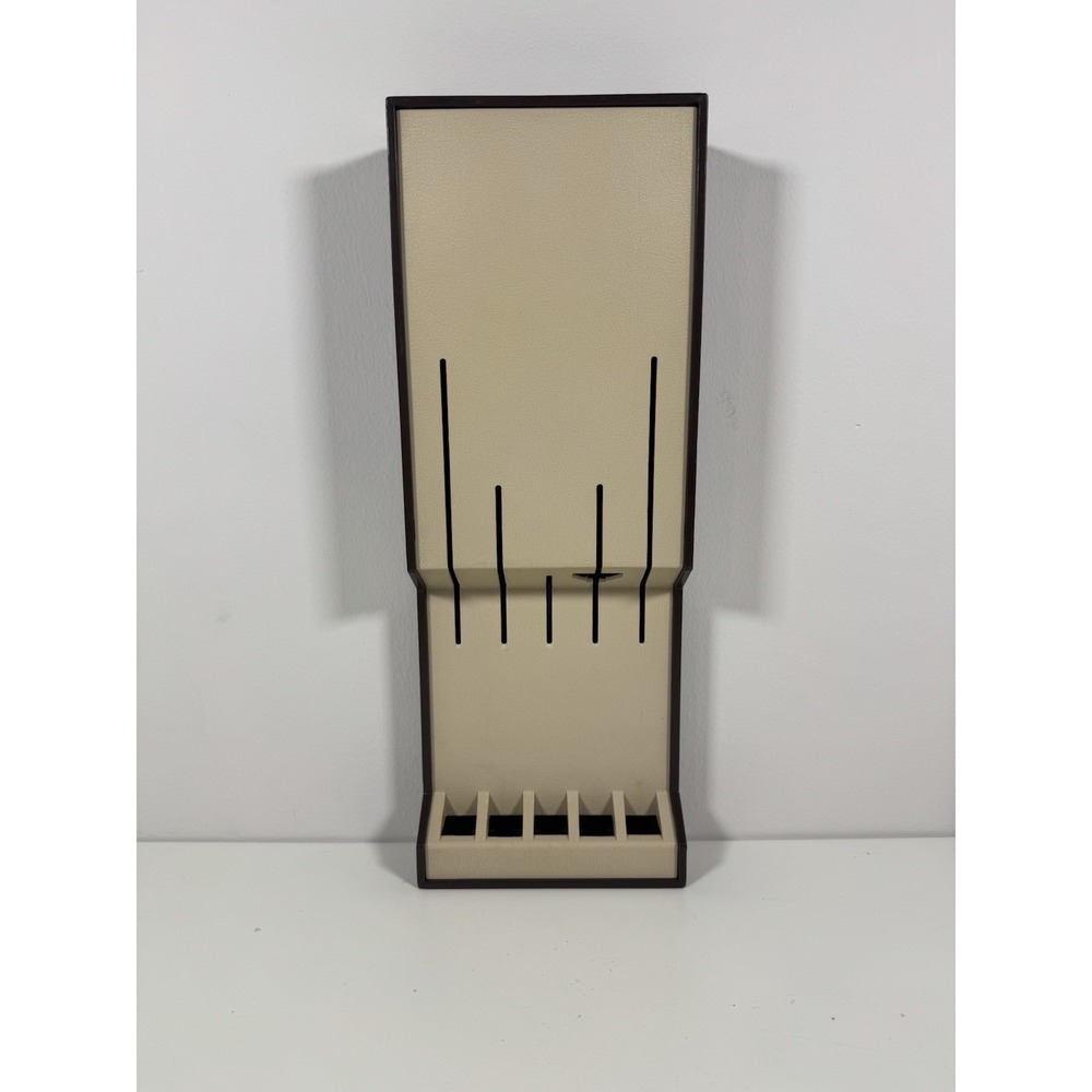 Cutco #1742 Plastic Hanging Or Drawer 5-Slot Knife & Fork Storage Organizer Tray